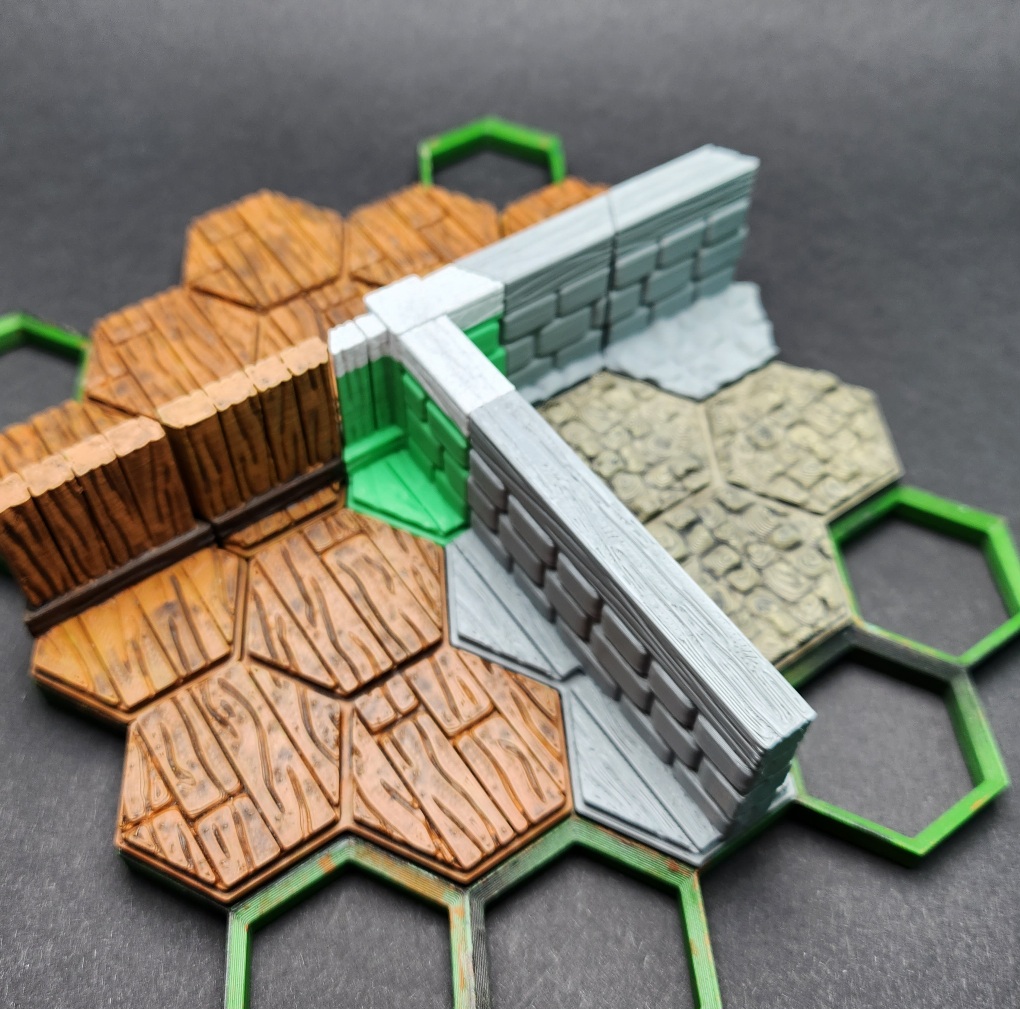WDhex - housetiles - sturdy wall T-corners