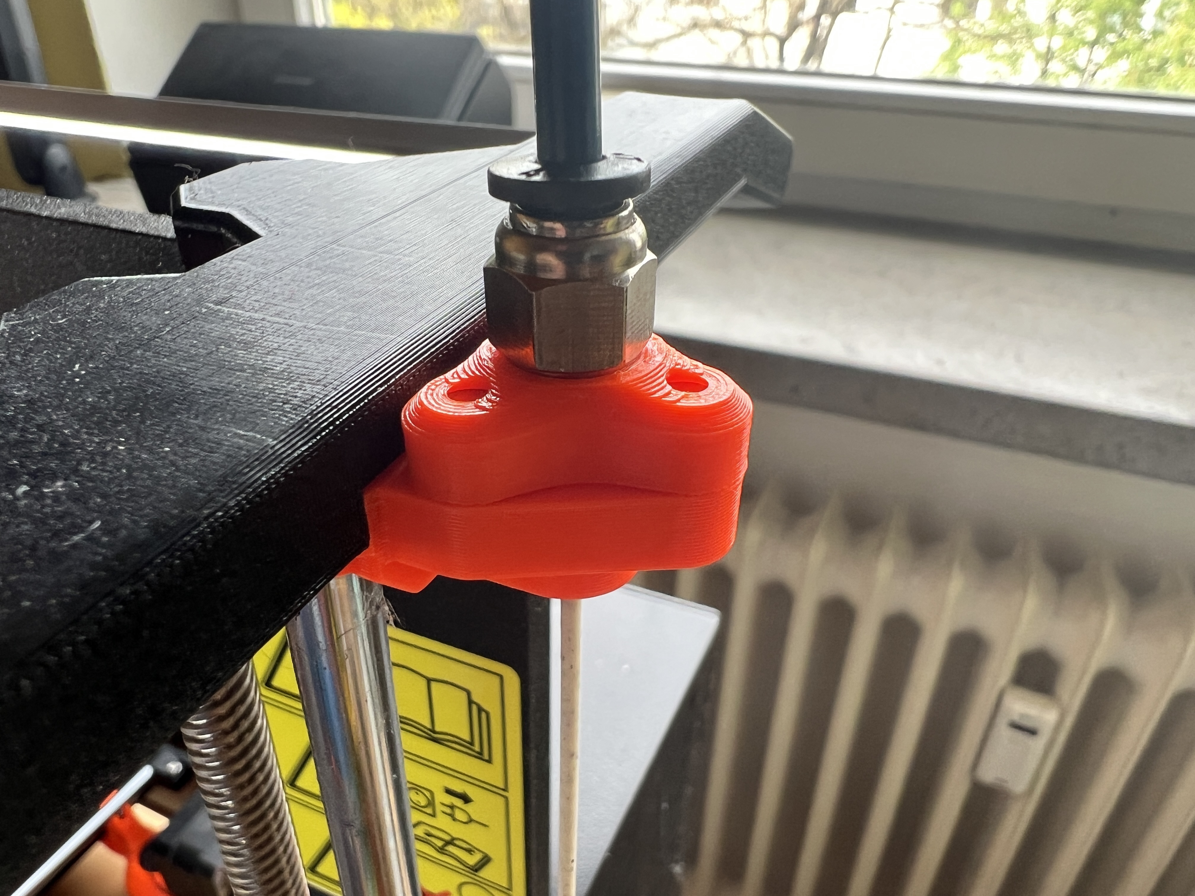 Magnetic PTFE Adapter for Prusa MK3(s+) 3D model thumbnail
