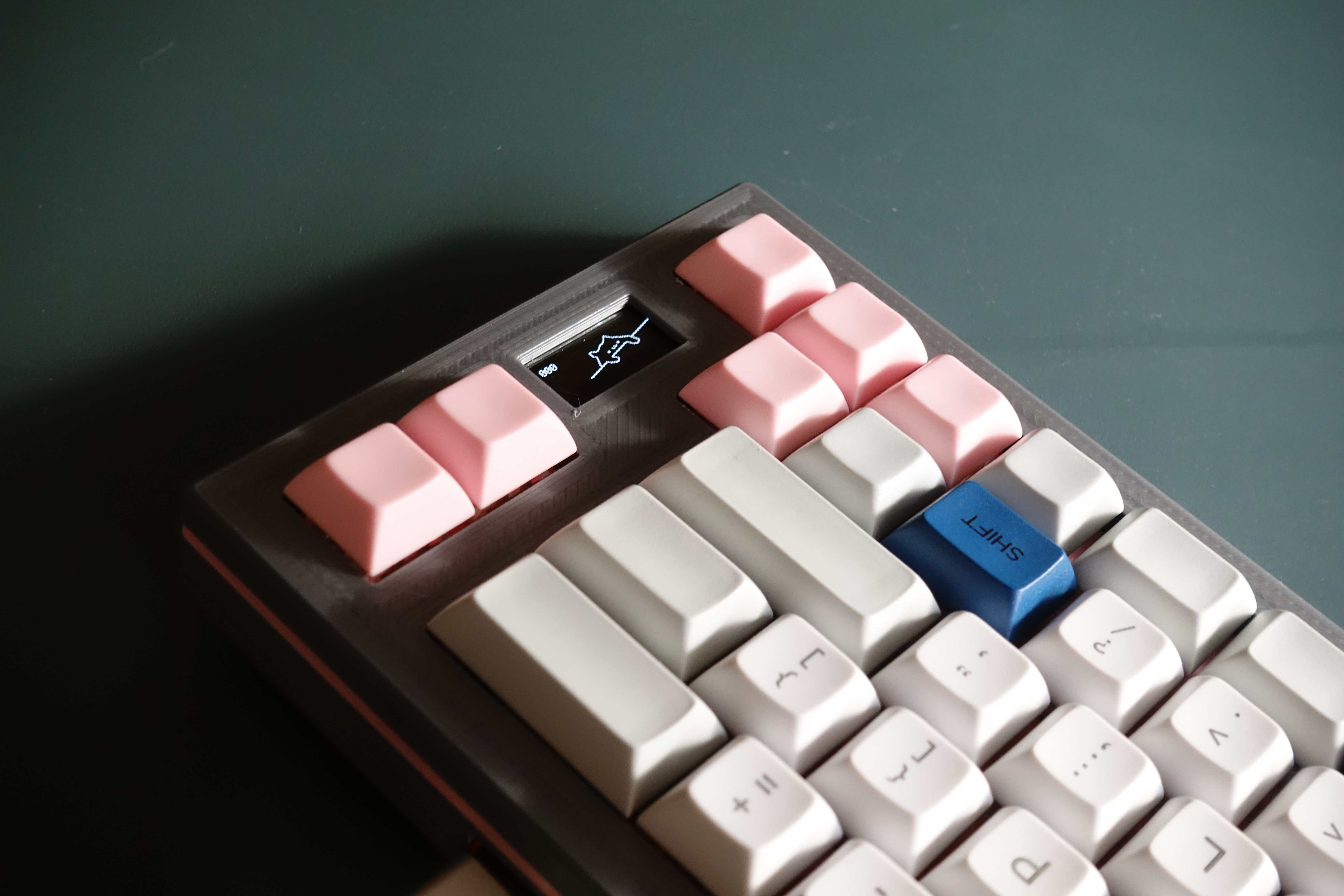 3dp fc660 v3 OLED hand wired mechanical keyboard