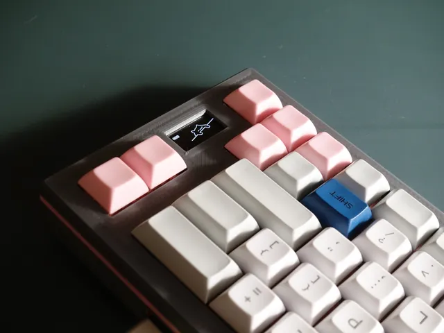 3dp fc660 v3 OLED hand wired mechanical keyboard