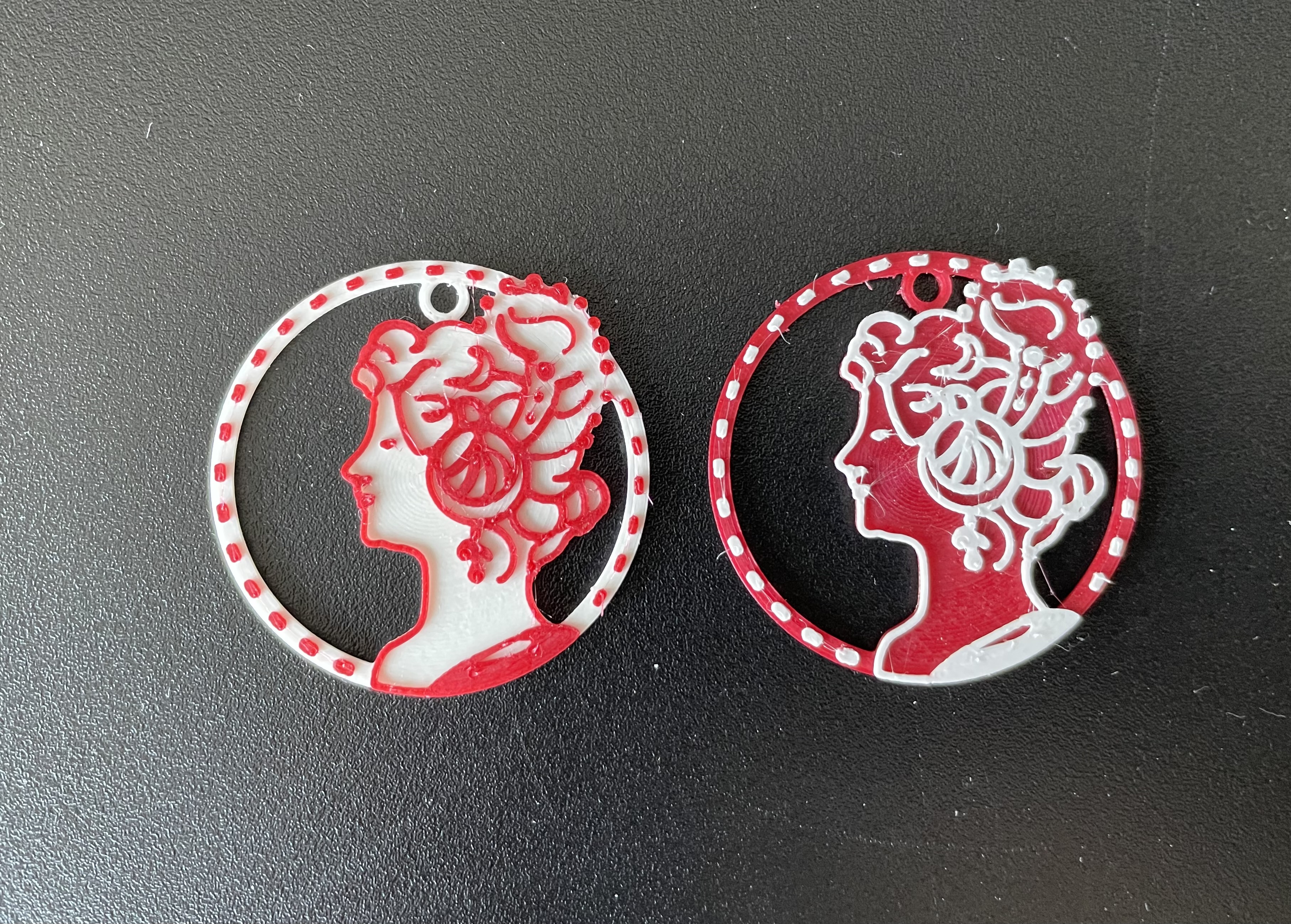 art deco earrings / secesni nausnice