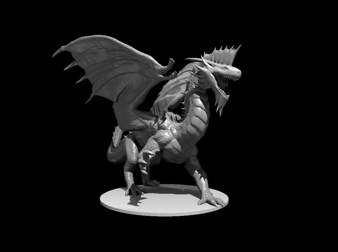 Miniatura 3 do modelo 3D Silver Dragon Updated