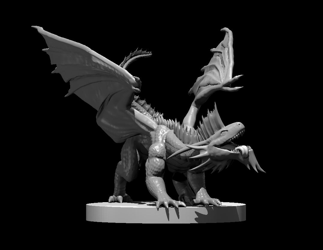 Miniatura 5 do modelo 3D Silver Dragon Updated