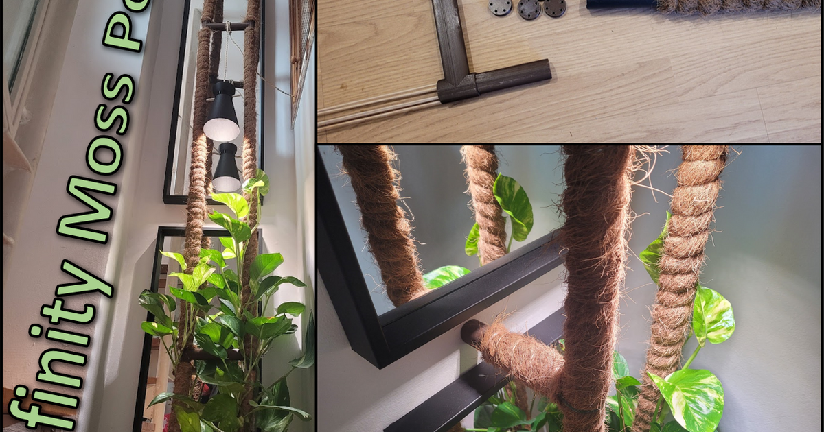 Plant Climber Infinity Assembler Wall Mount By Olo Deepdelver Download Free Stl Model