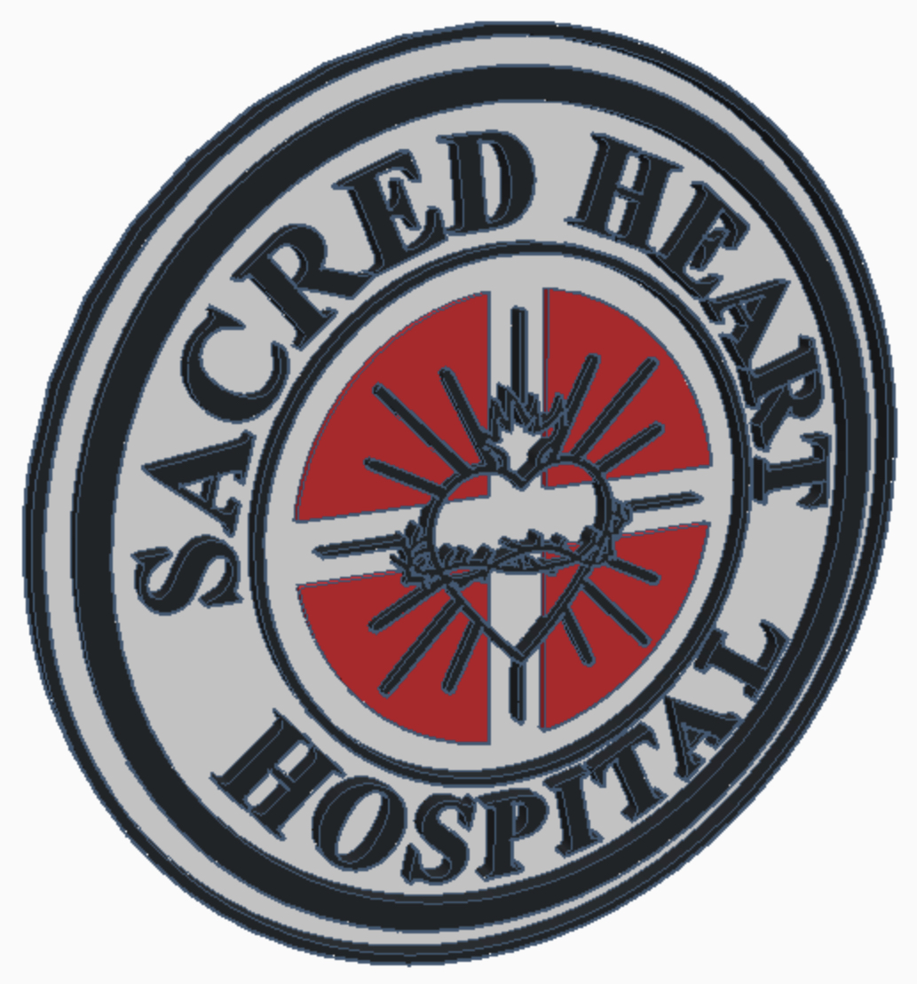Sacred Heart Logo - Scrubs Hospital by te.3D | Download free STL model