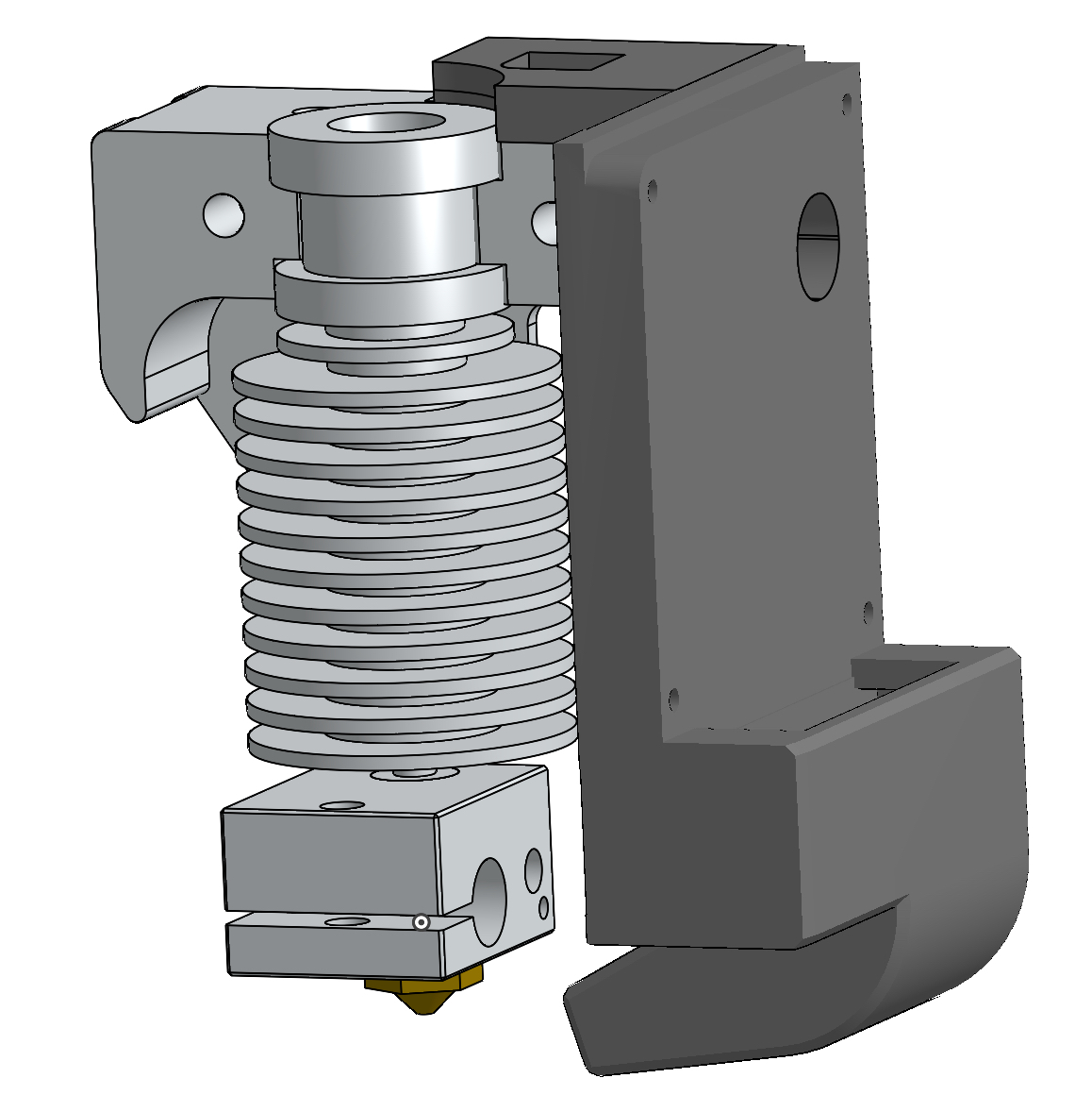 KLEMCO V6 Hotend Mount Fan Duct