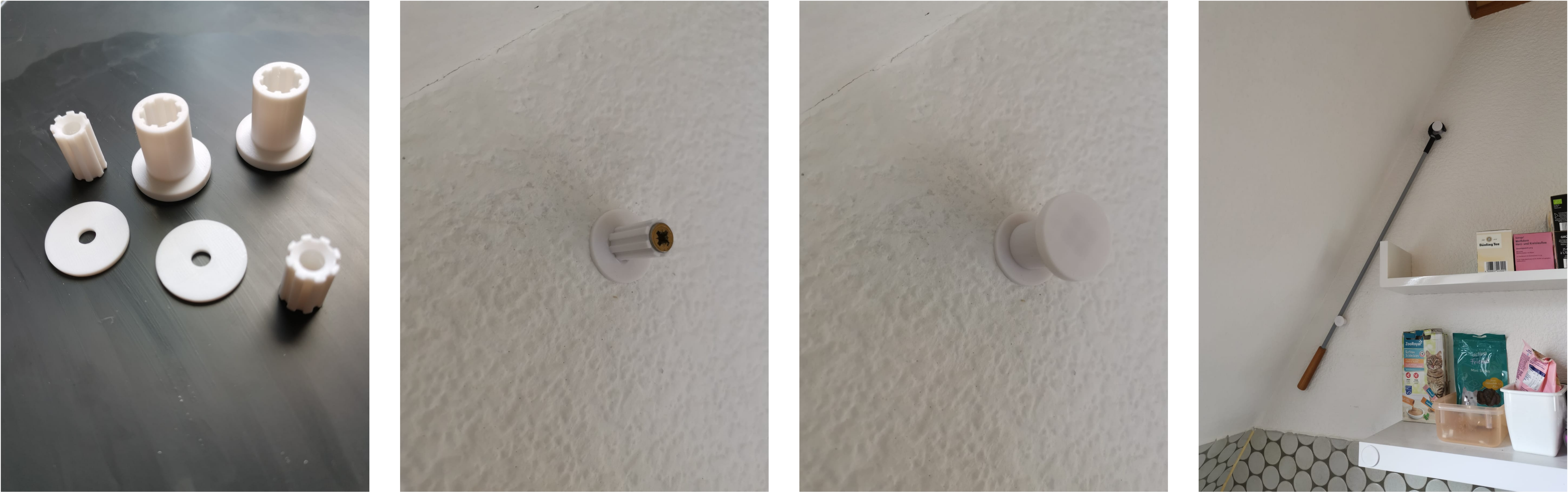 Spax Screw Cover and Hook and Decoration. Spaxschrauben Abdeckung, Haken, Verkleidung.
