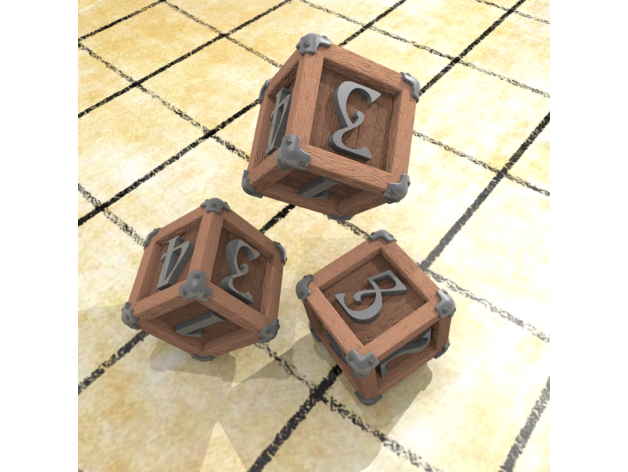 Wooden D6 Dice
