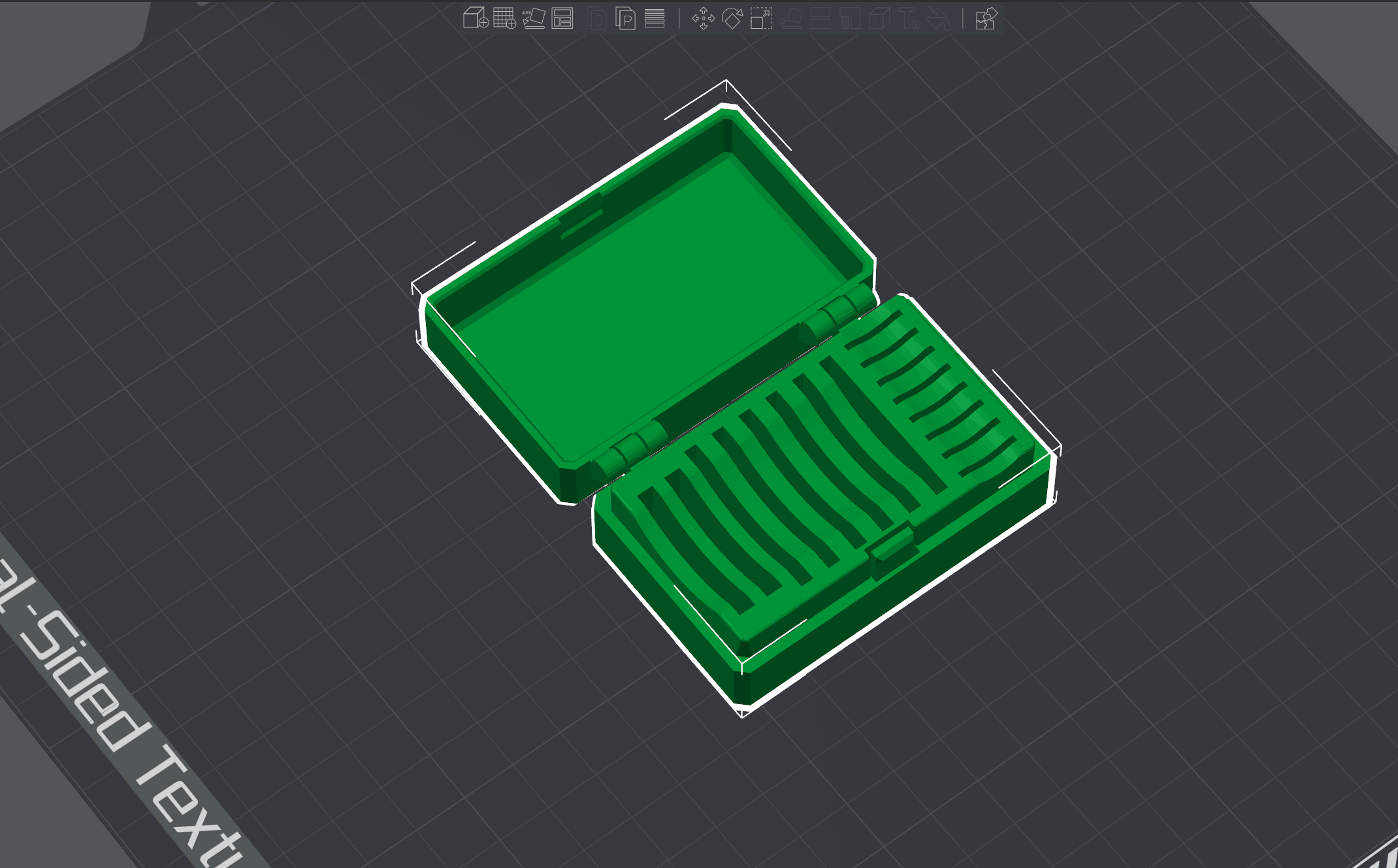 Hinged SD Card Box with CF Express Type A for Sony