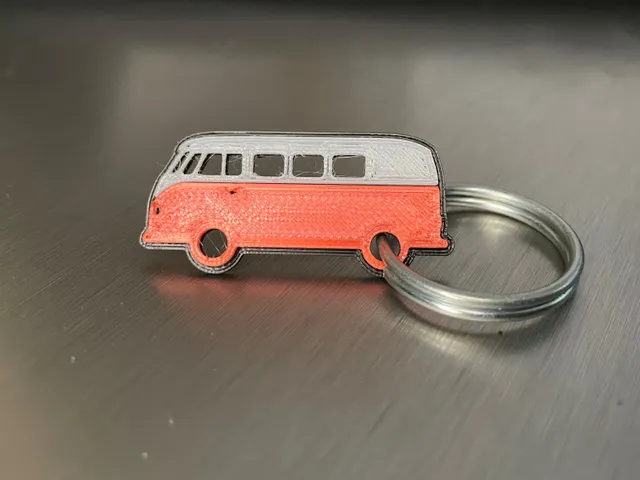 VW T1 Bulli Schlüsselanhänger Keychain