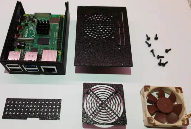 Raspberry Pi 4B Box (Noctua Fan variable)