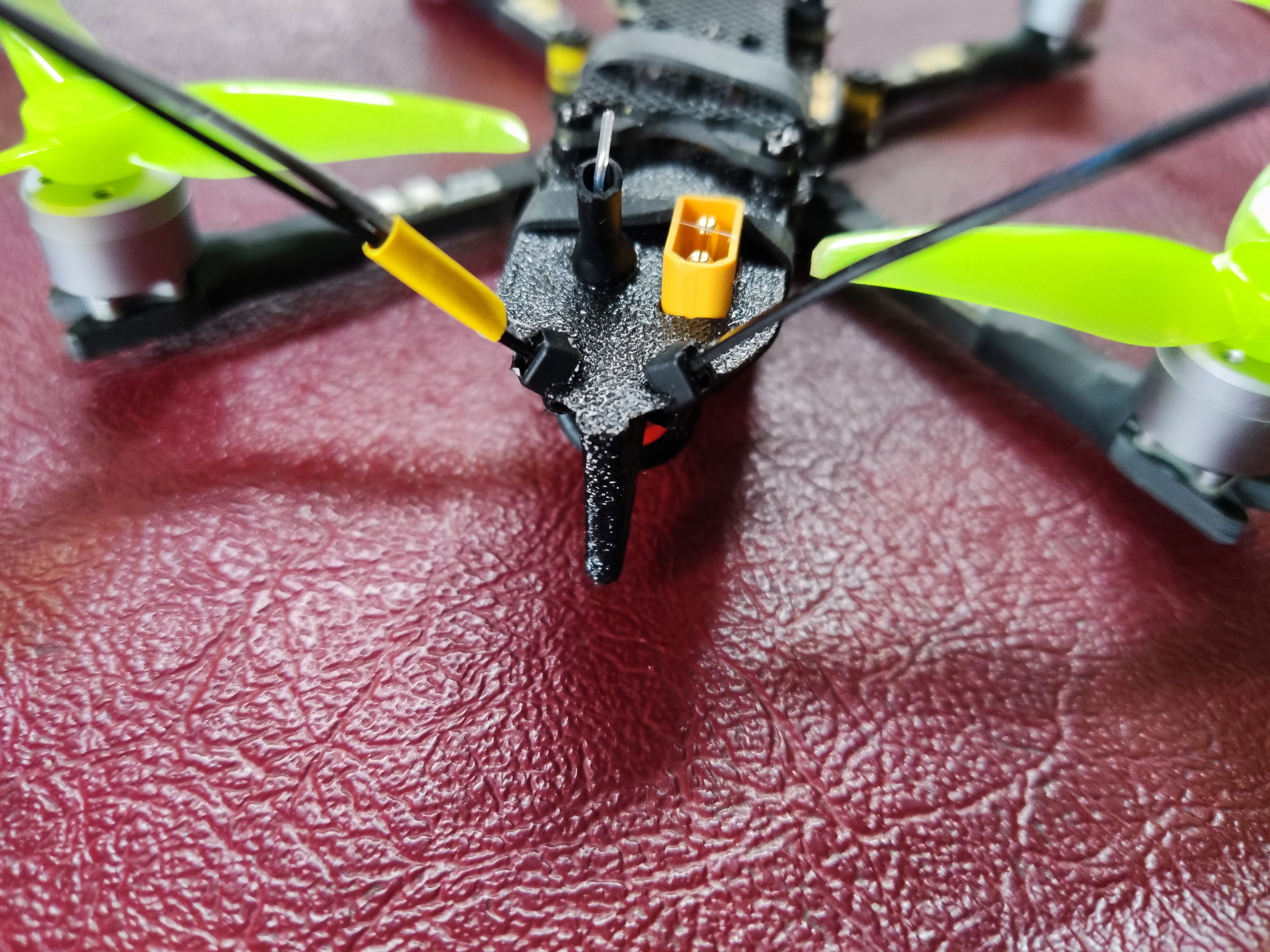 Sharktail antenna/XT30 mount for DarwinFPV Baby Ape / Baby Ape 2