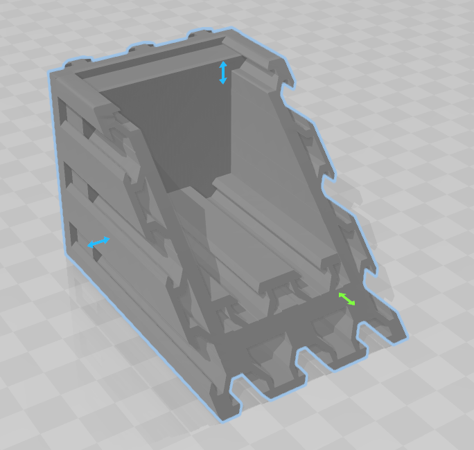 6060 Extrusion Rail Box