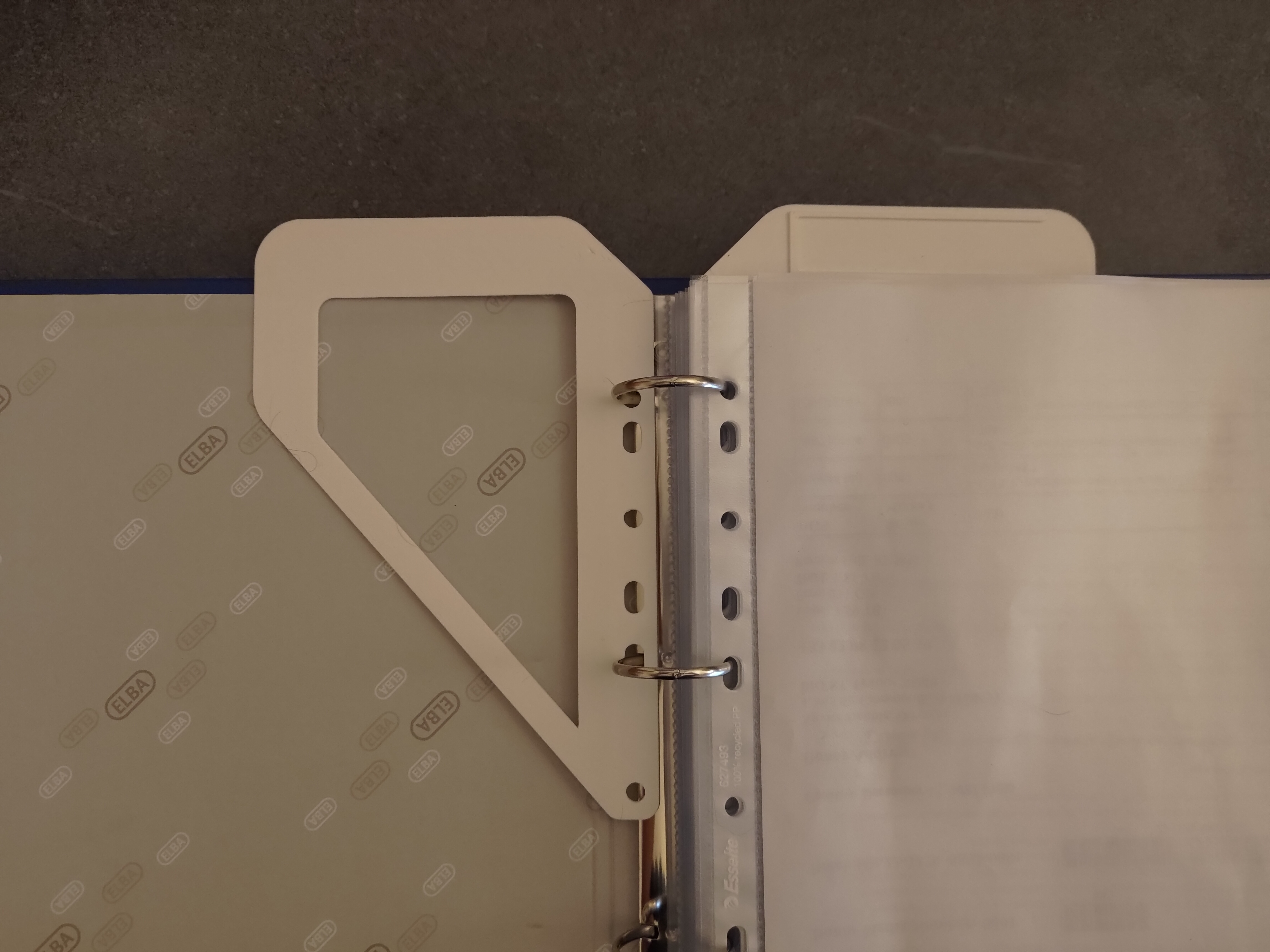 Binder divider/bookmark