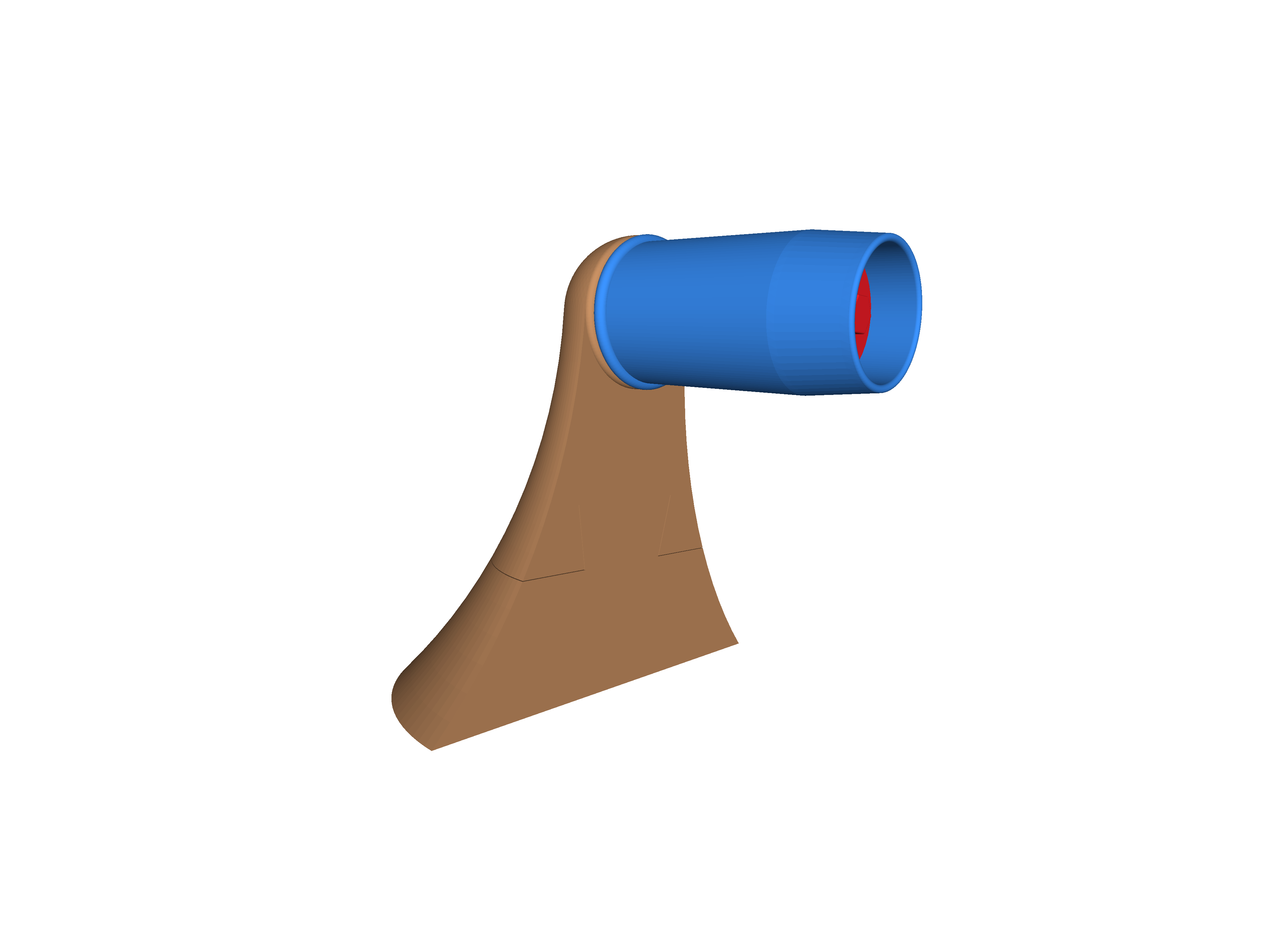 Single arm paper towel holder by Avery Knowlton Download free STL