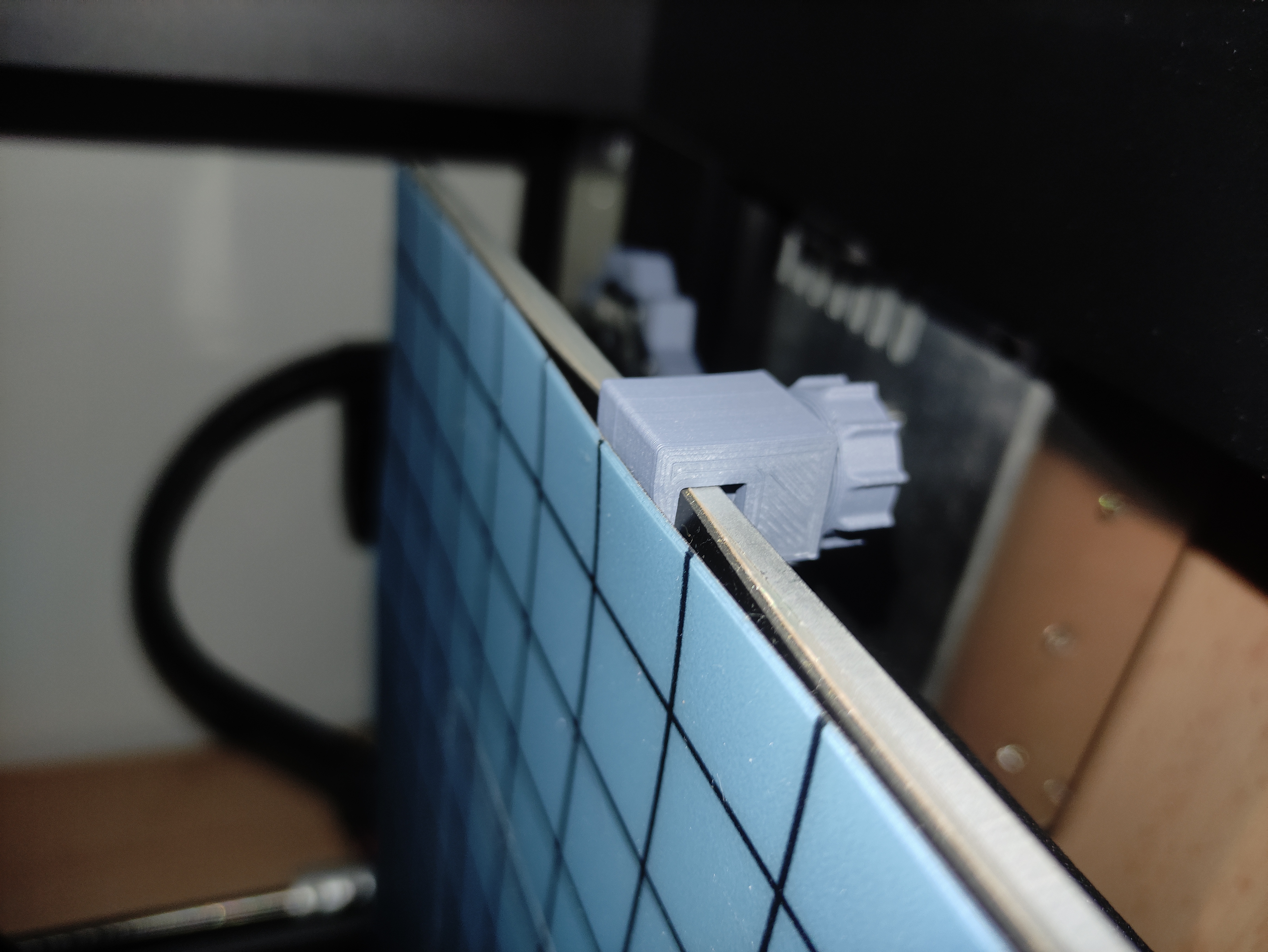 Fully 3D Printable Bed Clips for Magnetic Sheet 3D model thumbnail
