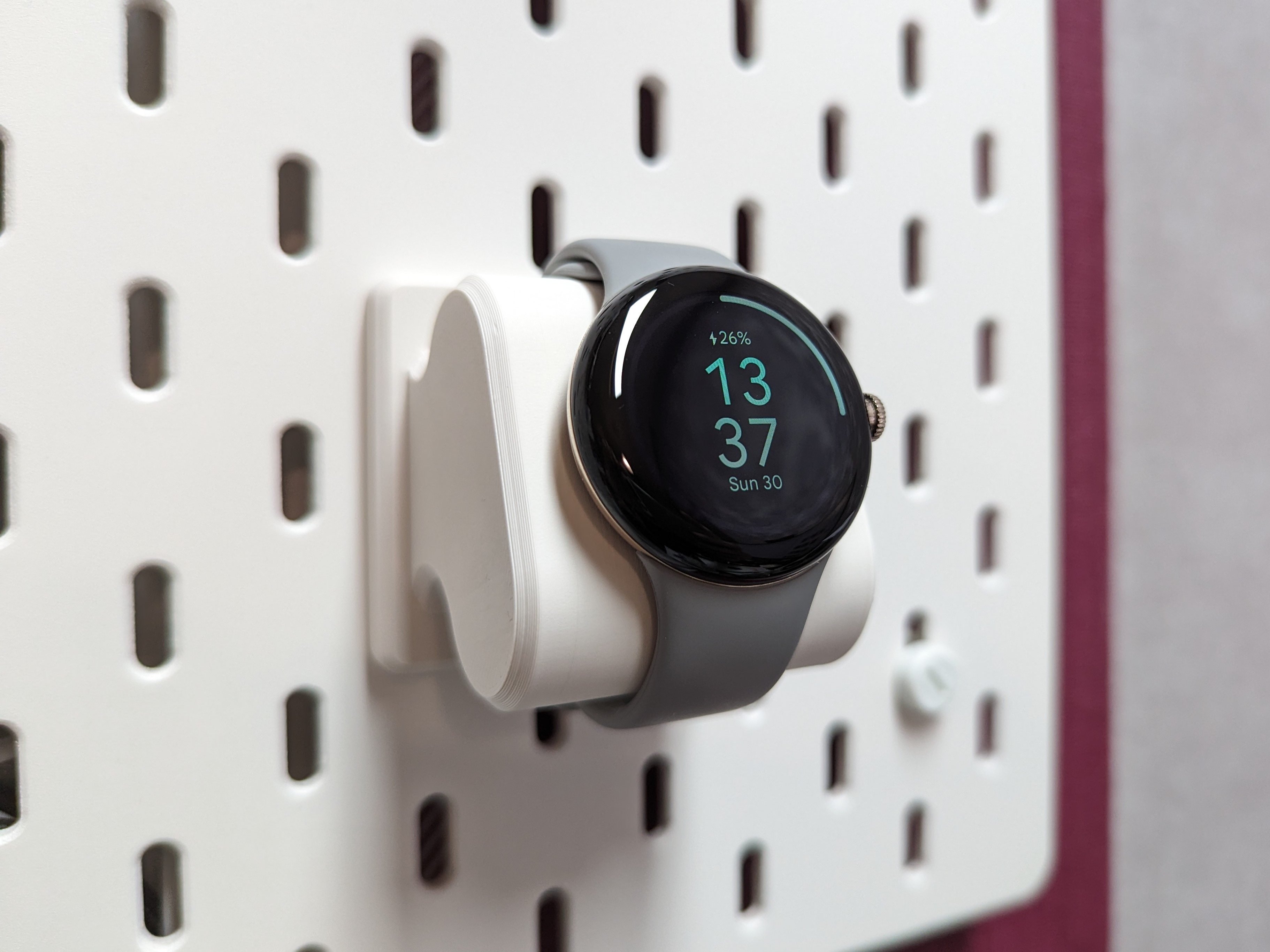 IKEA Skadis Google Pixel Watch Holder with Charging Function