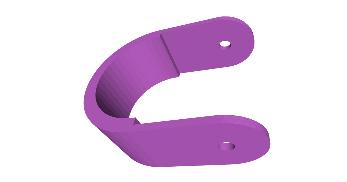 Cable management clips by Avery Knowlton Download free STL model