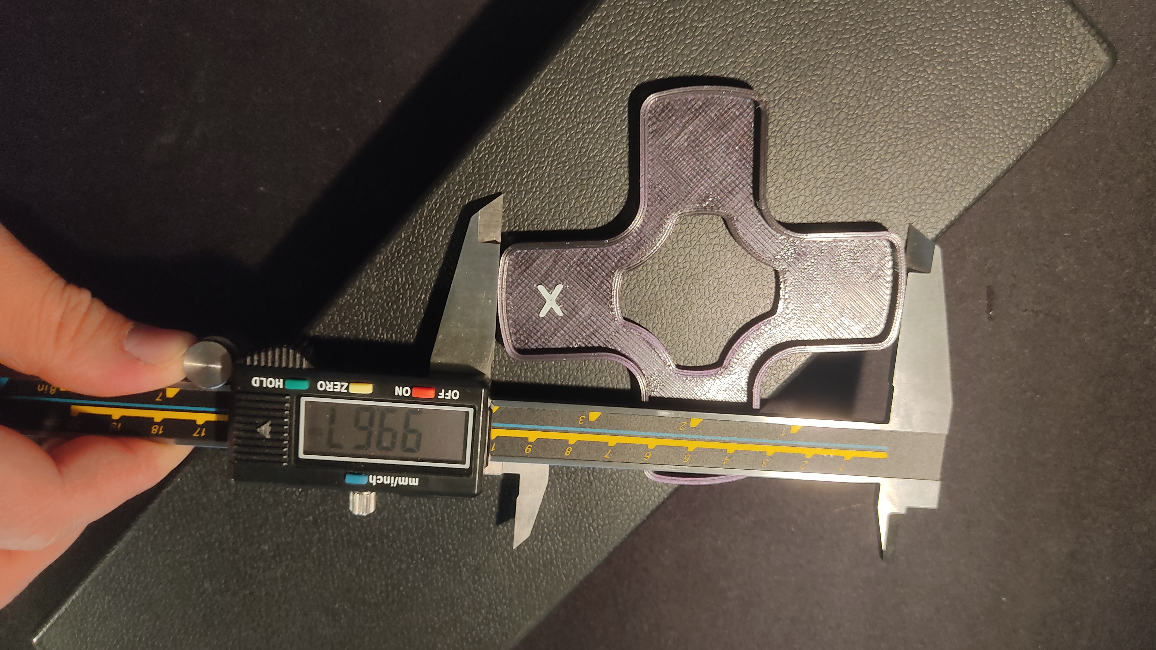 XY calibration cross