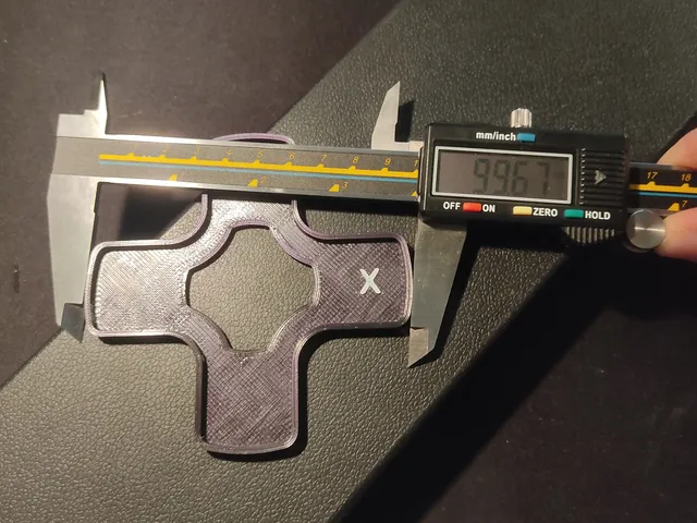 XY calibration cross