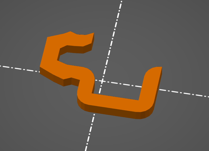 Miniatura 2 do modelo 3D IKEA Skadis Simple Hook
