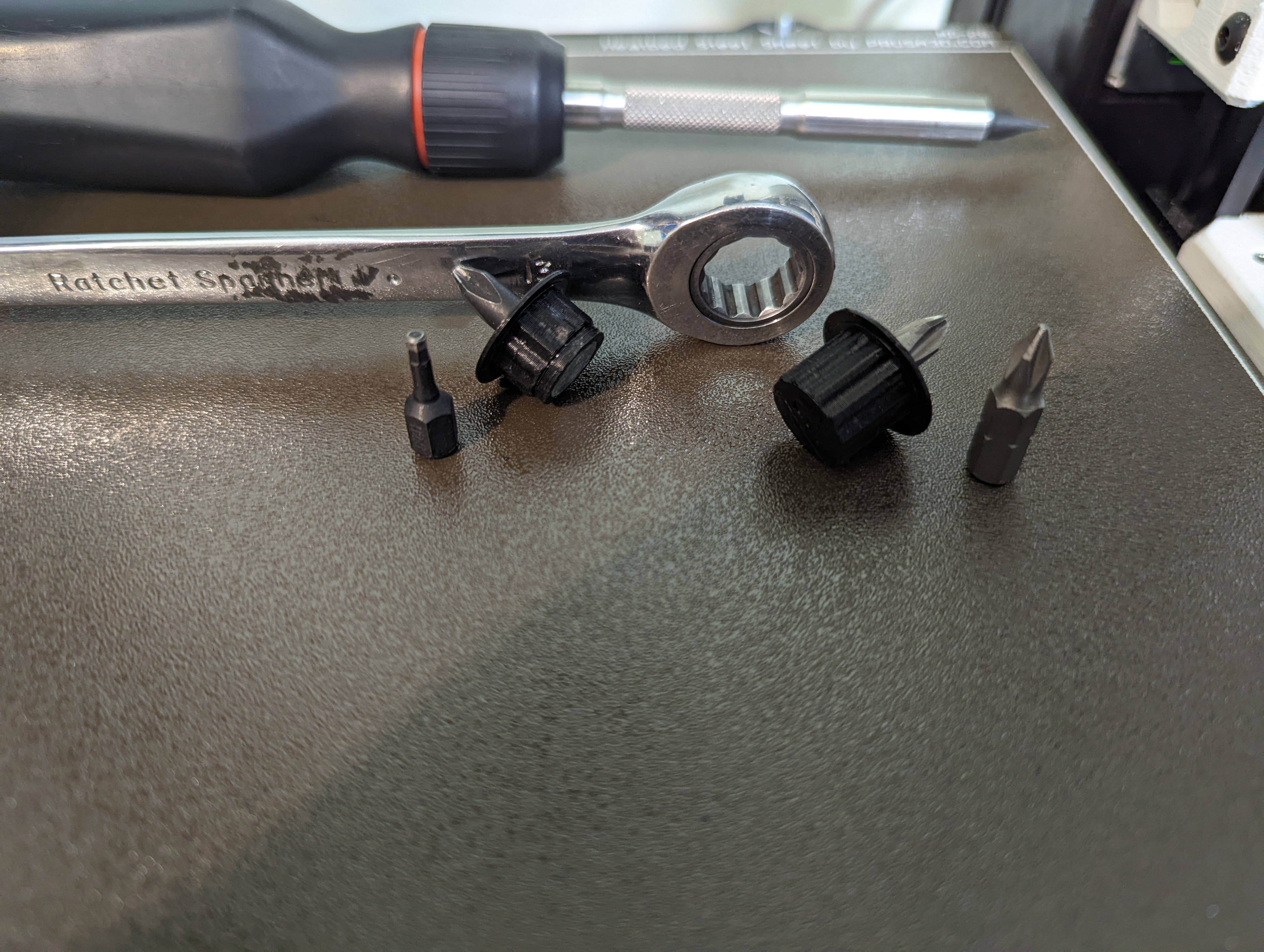 1/4" Hex Driver Bit to Ratchet Adapter