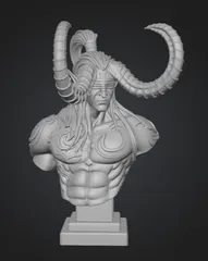 Illidan Stormrage bust