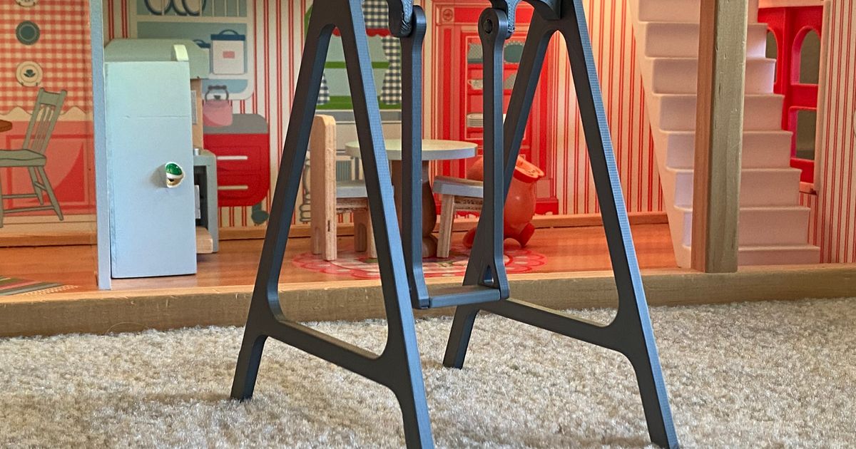Dollhouse Swing Set by Ebann Download free STL model