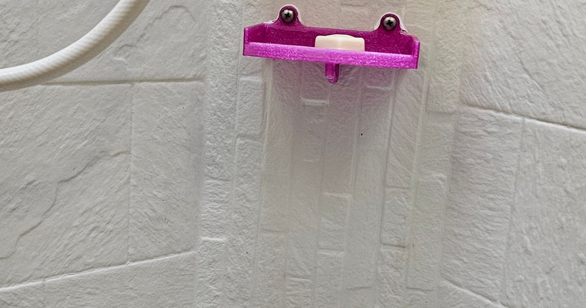 Camper Soap Dish and Shampoo Holder by missile150 Download free STL model