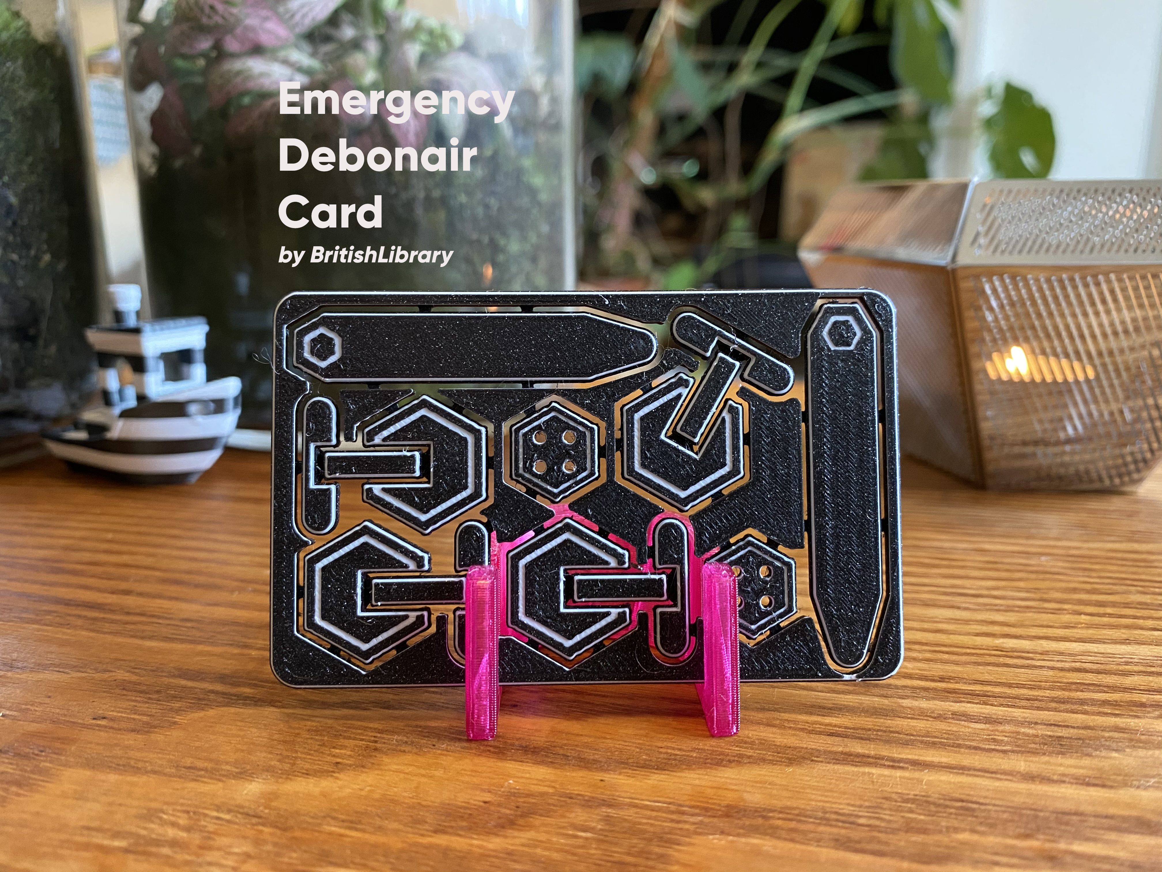 Emergency Debonair Card (Spare Cufflinks)