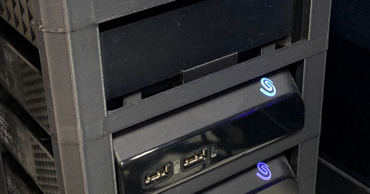 Stacking Hard Drive Racks for External Drives by JohnMartin Download