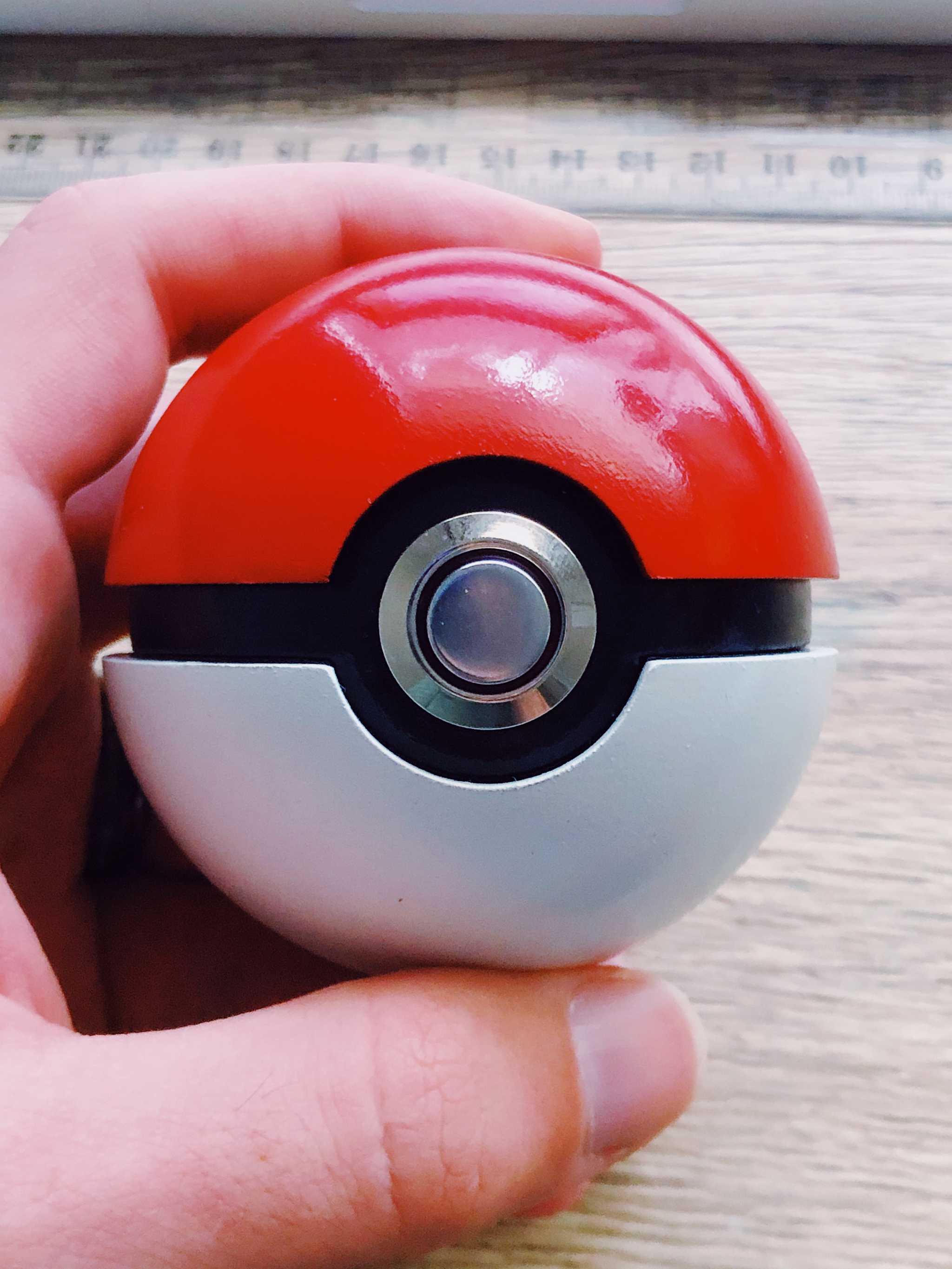 Unique Pikachu Pokeball With LED Button 