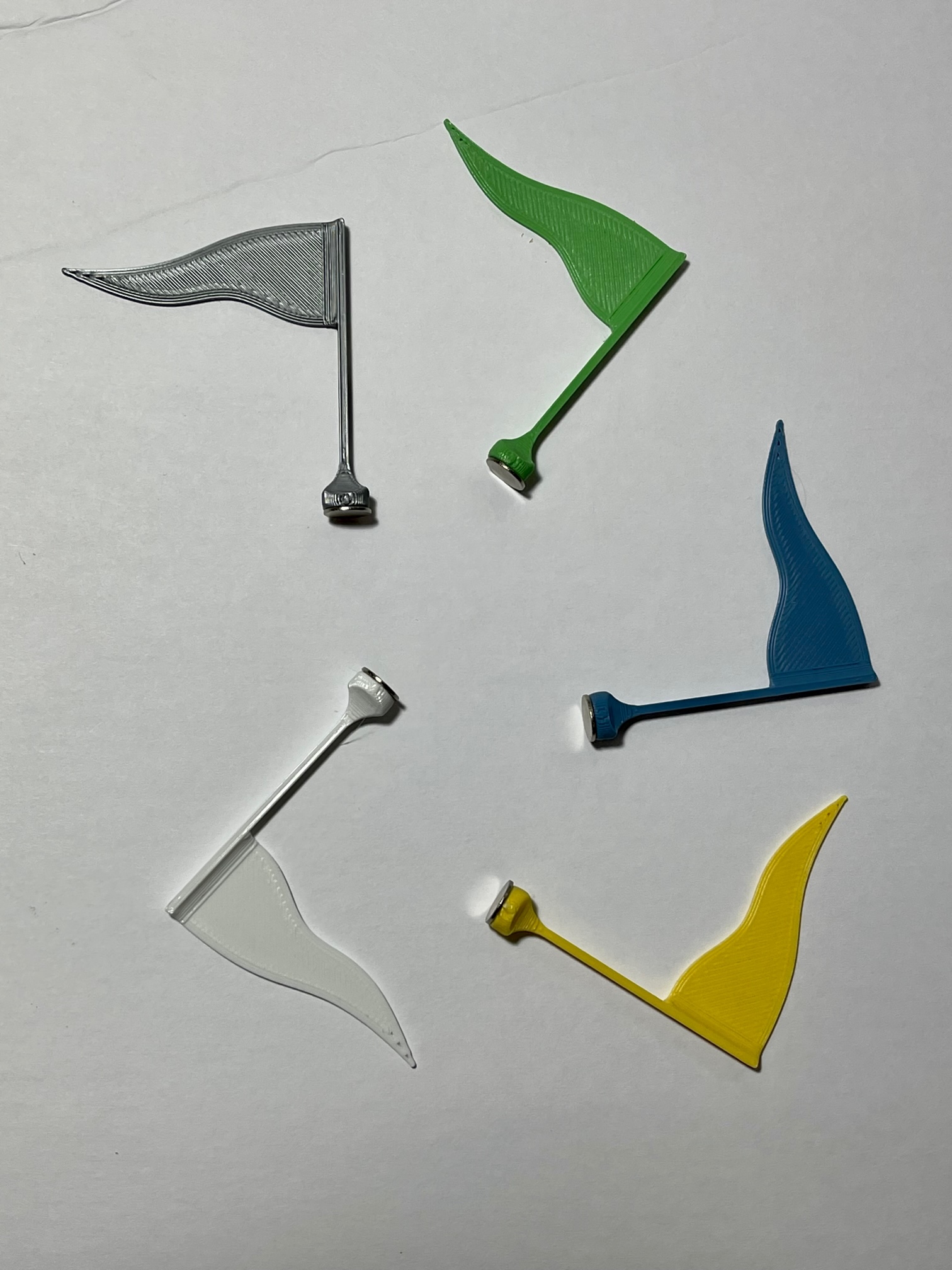 MMU2S Filament Color Indicator Flags and Arch Mount by Real 3D