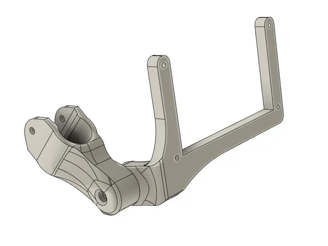 Heavy Duty 7" Raspberry Pi Touch Display Pole Mount