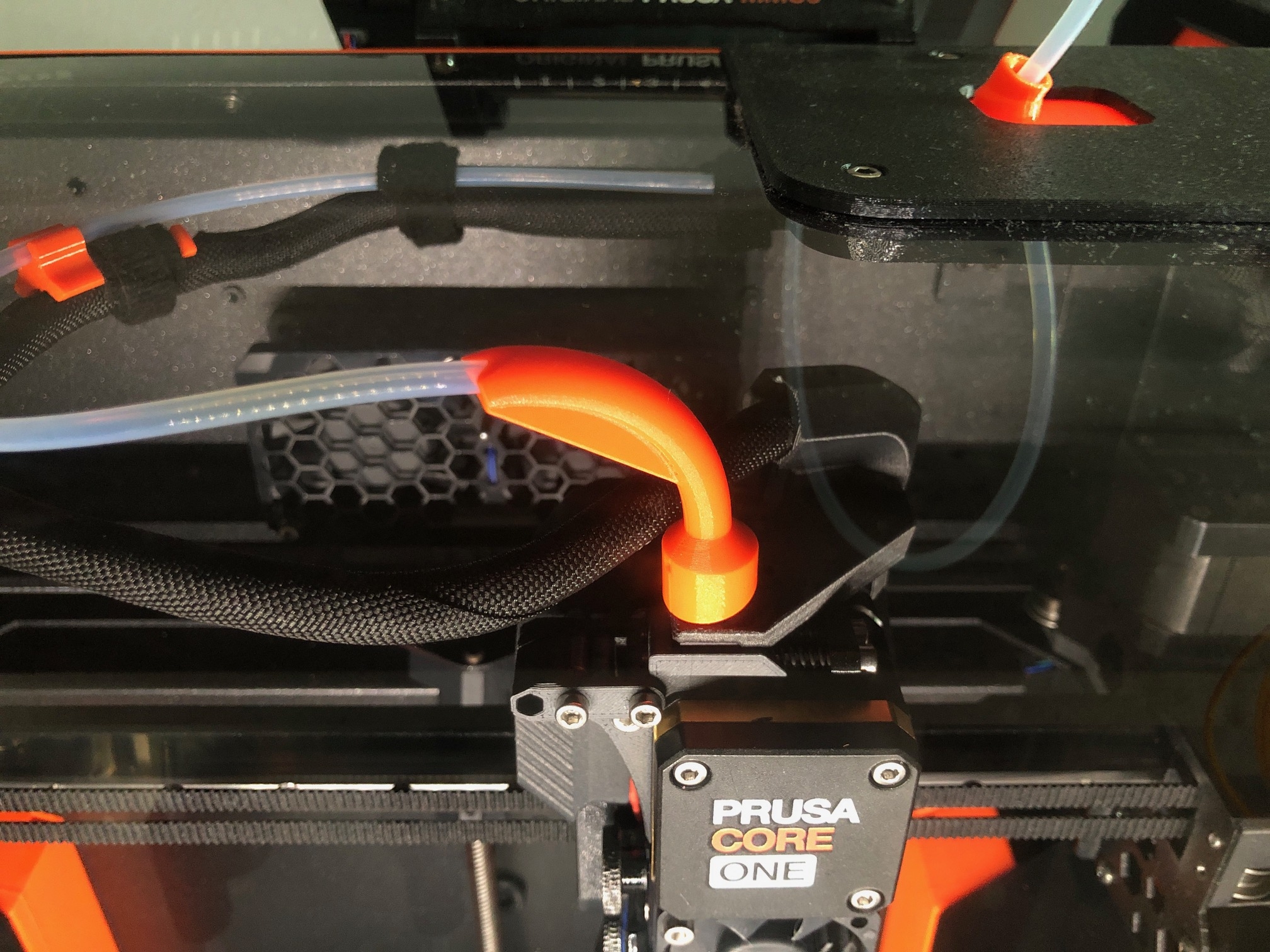 Prusa Core One/+ Bowden Bend Remix