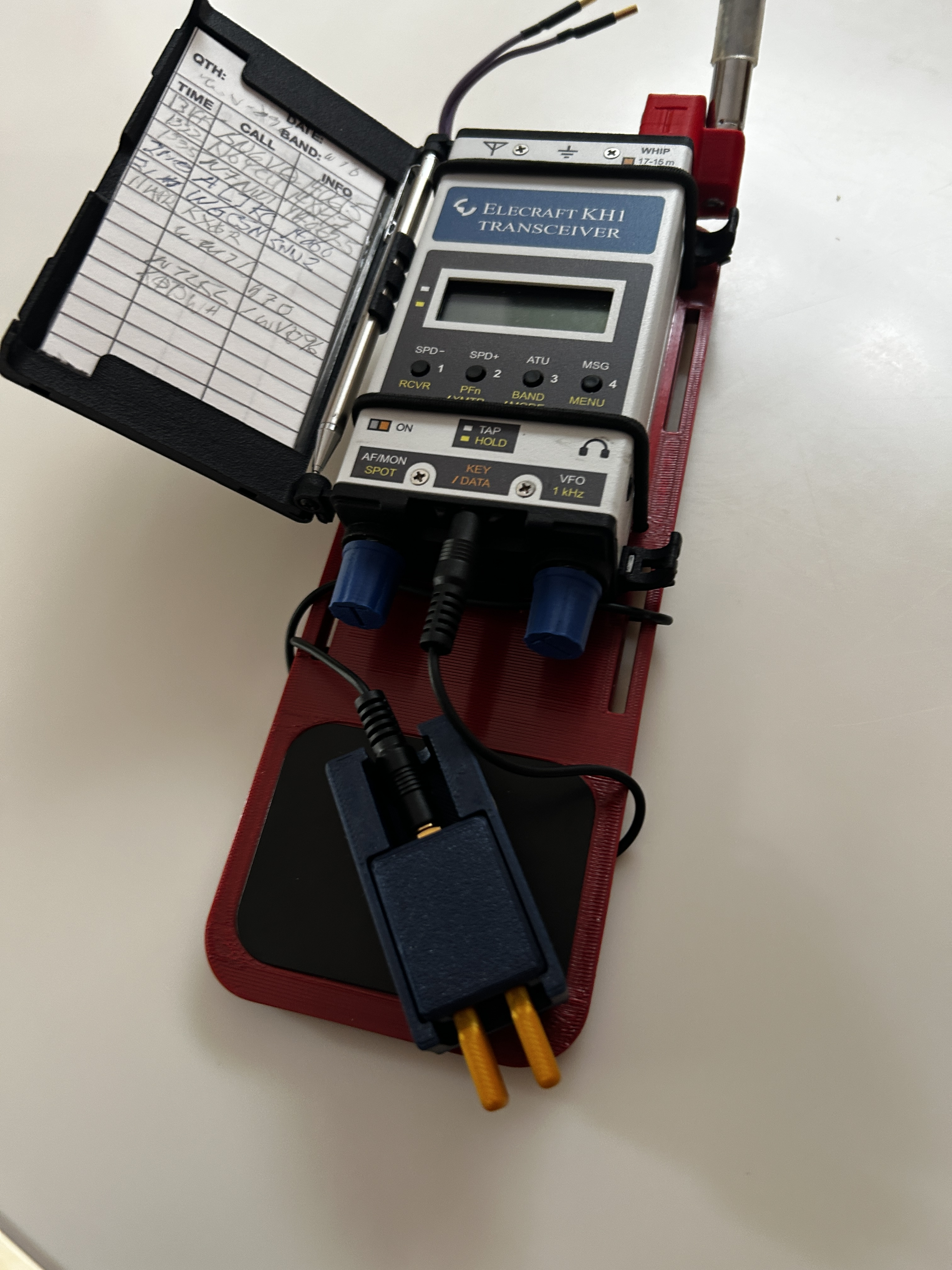 Elecraft KH1 Kneeboard