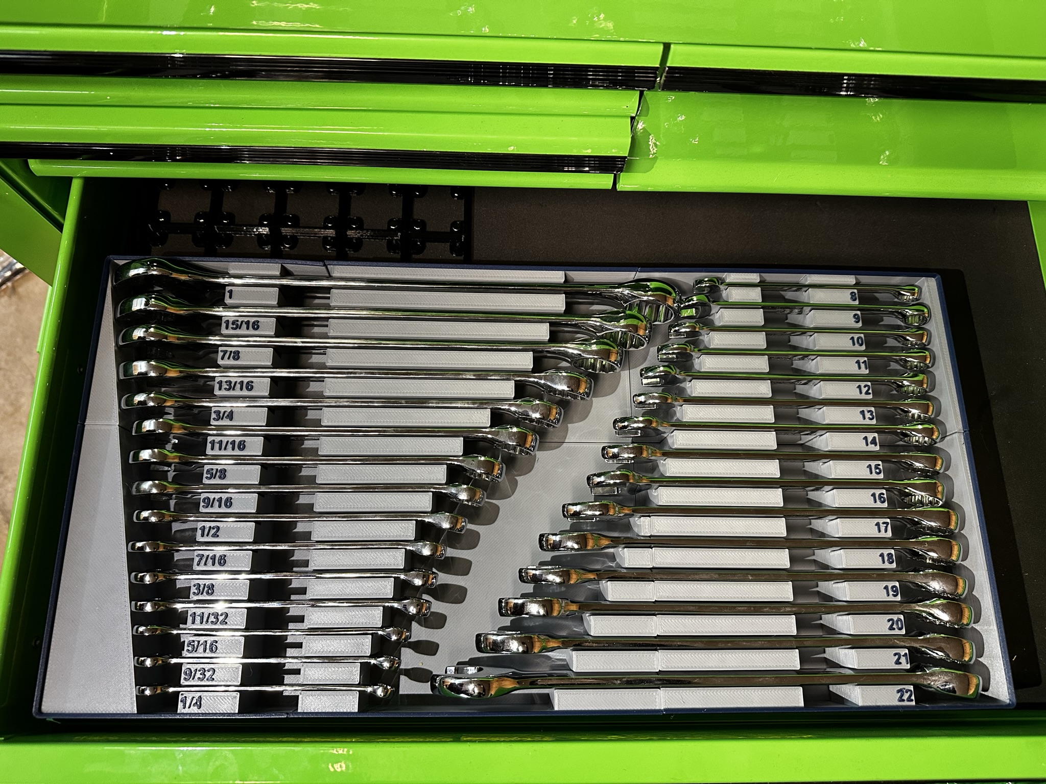 Gridfinity Organizer for Tekton Wrenches
