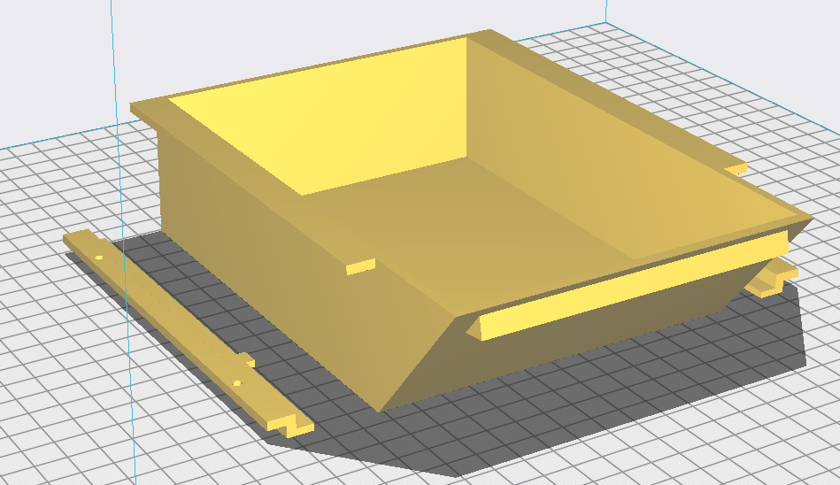 Under table sliding drawer by Robot Ryan Download free STL model