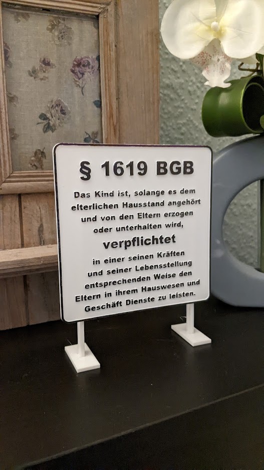 § 1619 BGB für mehr Hilfe im Haushalt