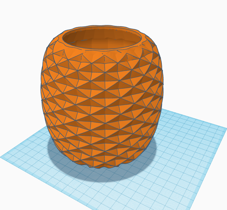 Miniatura 2 do modelo 3D Pineapple Planter