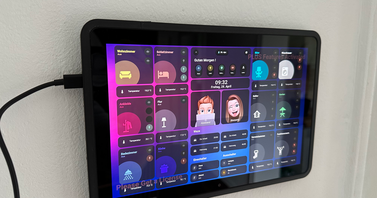 Wall Mount for Fire Tablet HD 10 (11th Gen, 2021) Cable cutout