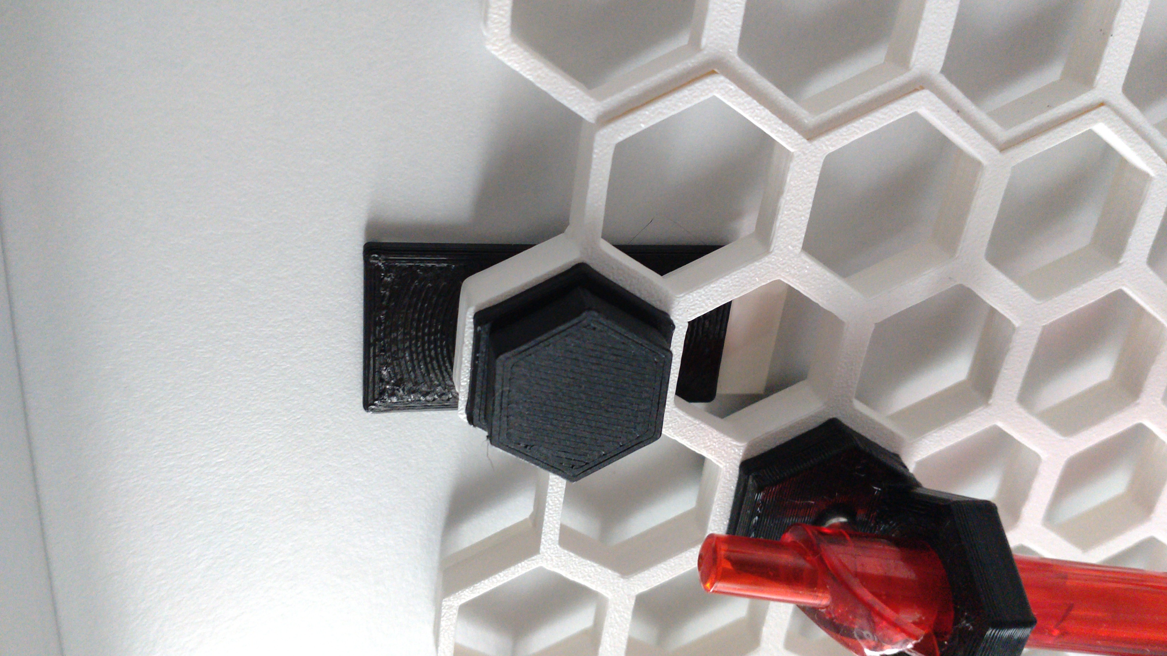 HSW Wall Mount Tesa Powerstrips/doublesided tape by Yann Büchau