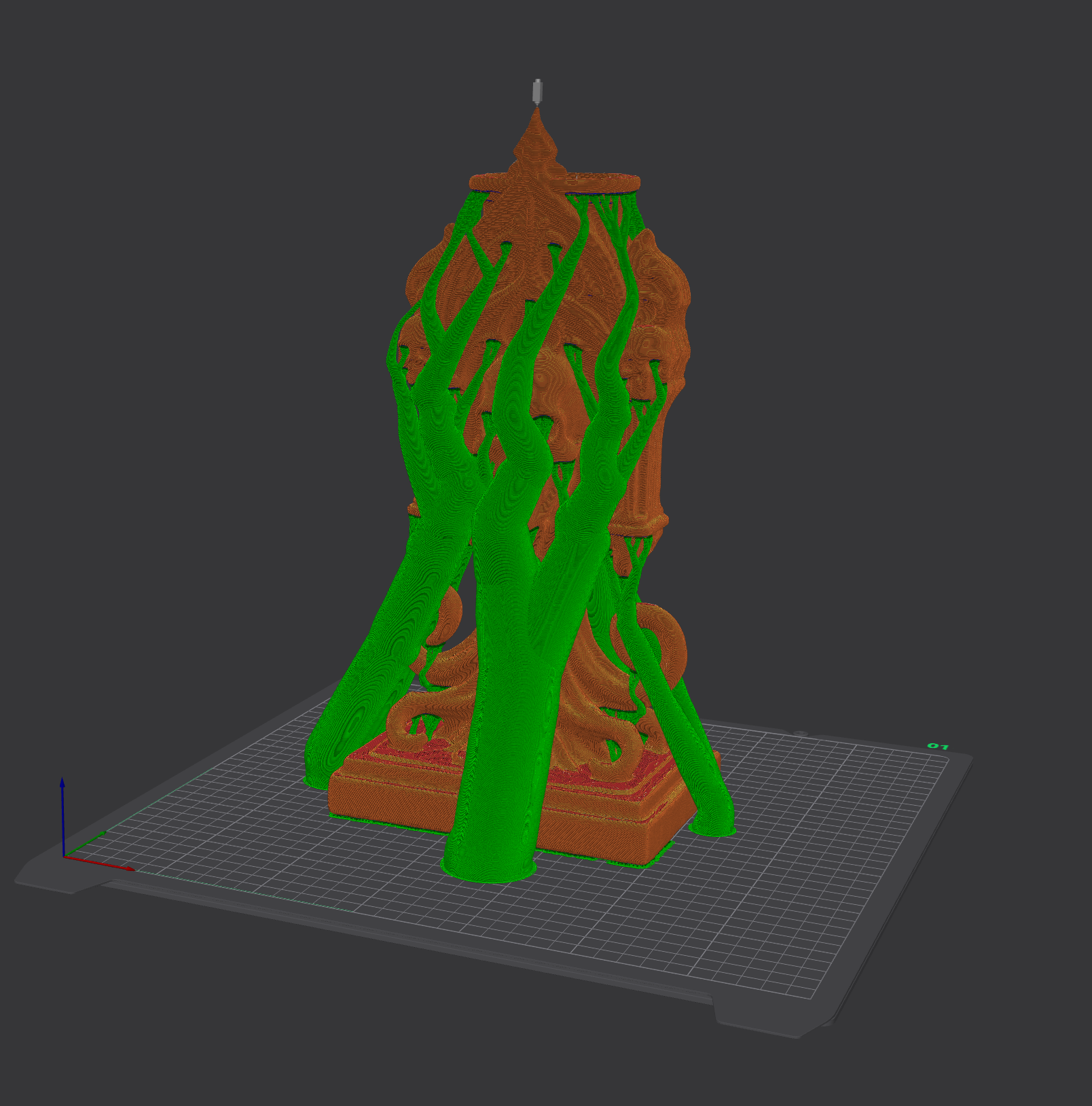 Miniatura 2 do modelo 3D Gothic candelabra
