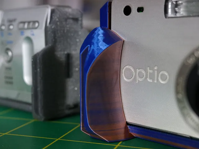 Grip + Tripod Plate for Pentax Optio S / S4