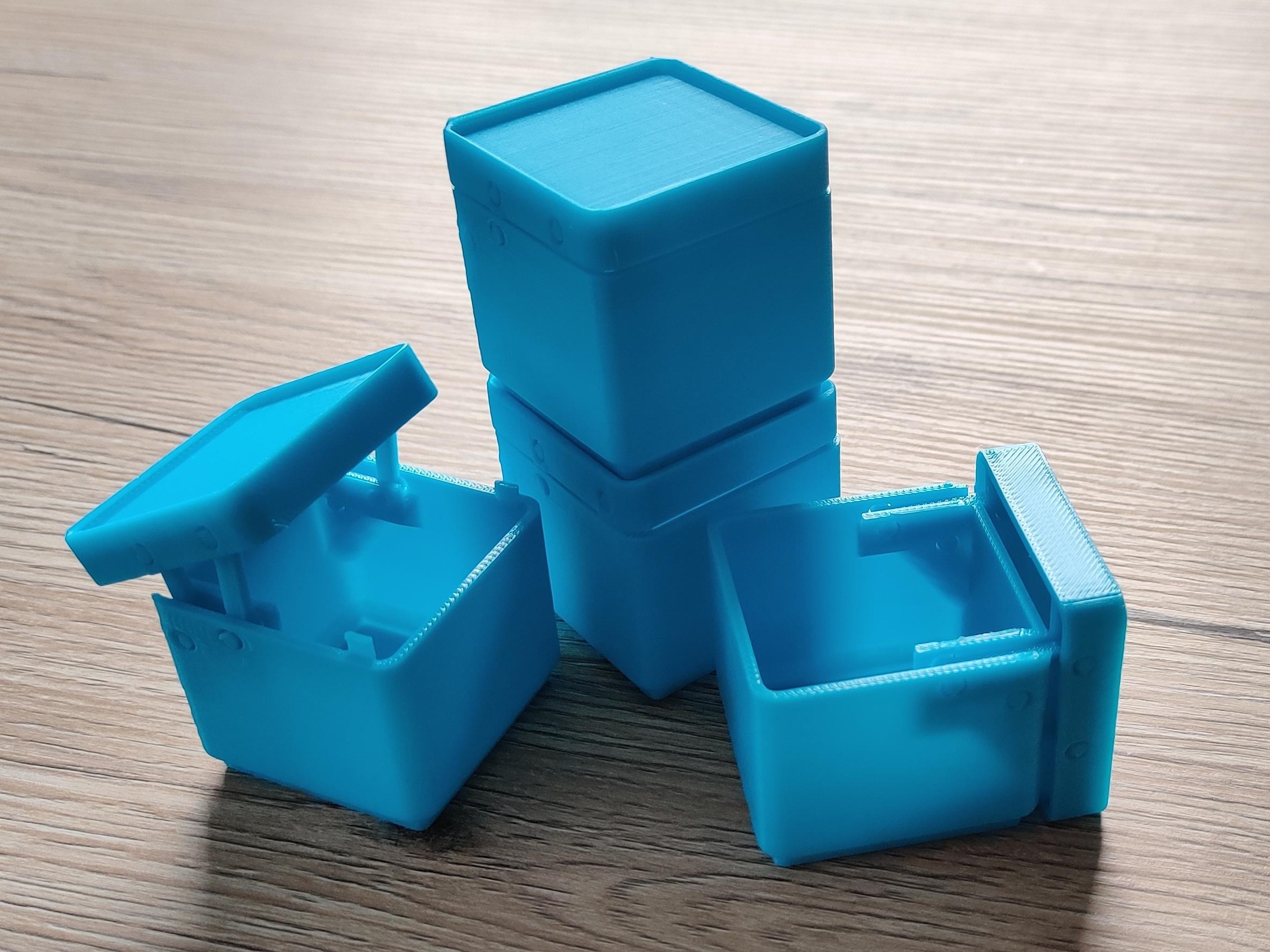 Gridfinity Container With Lid (Print in place)