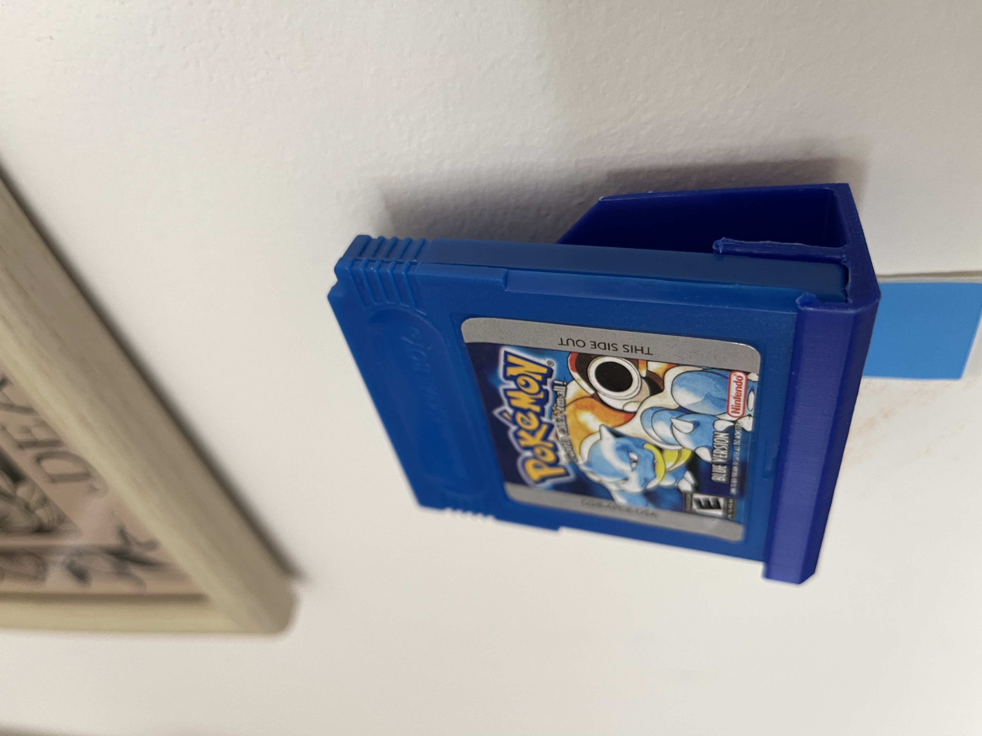 Gameboy (og/gbc/gba) wall mounted game holder