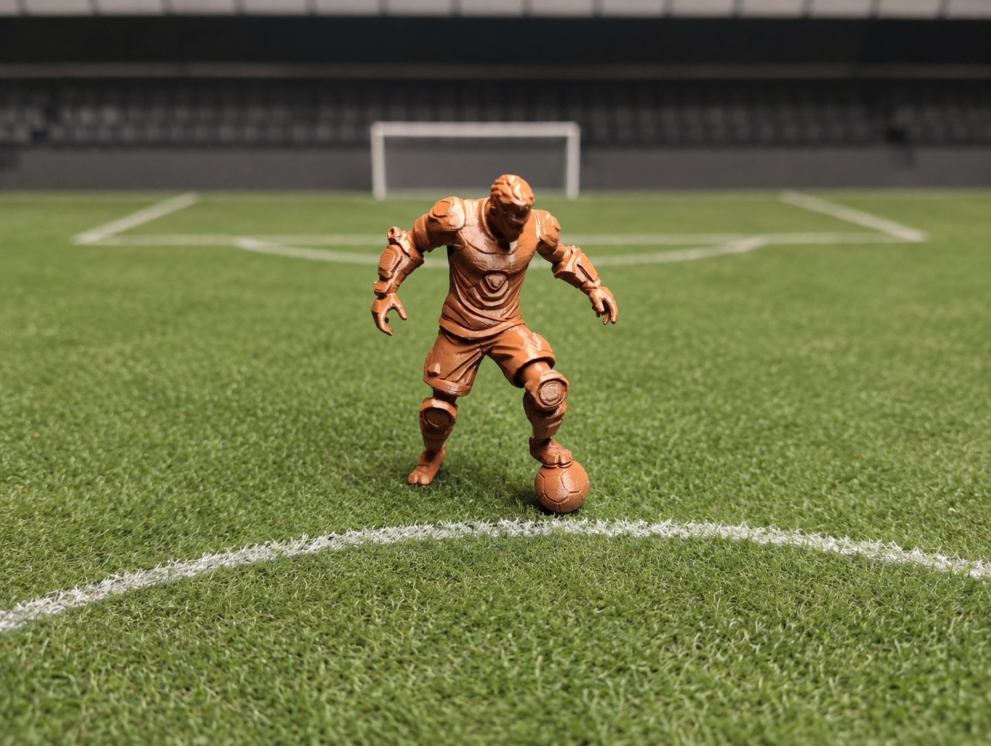 Armored Soccer Warrior