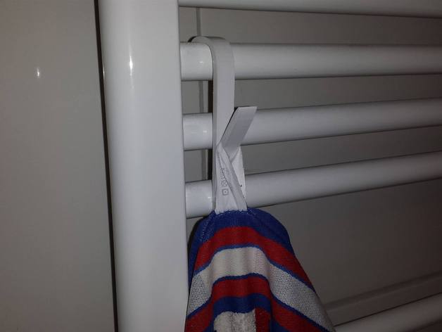 Towel Holder Mount for wall heater / Haken für Handtuchhalter Heizkörper