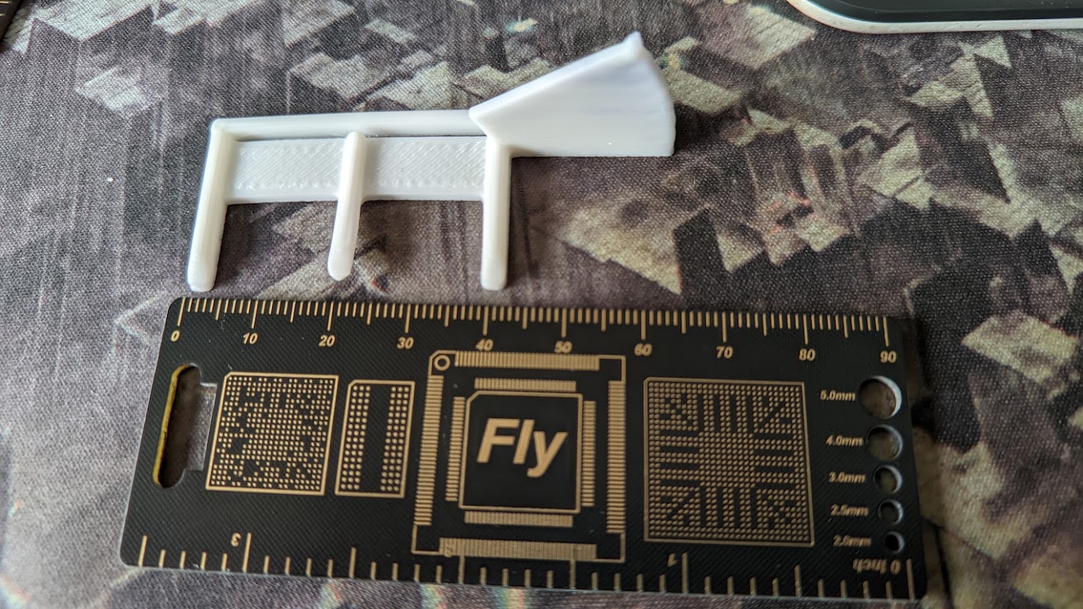 Universal GT2 belt tension gauge - anti skew 3D model thumbnail