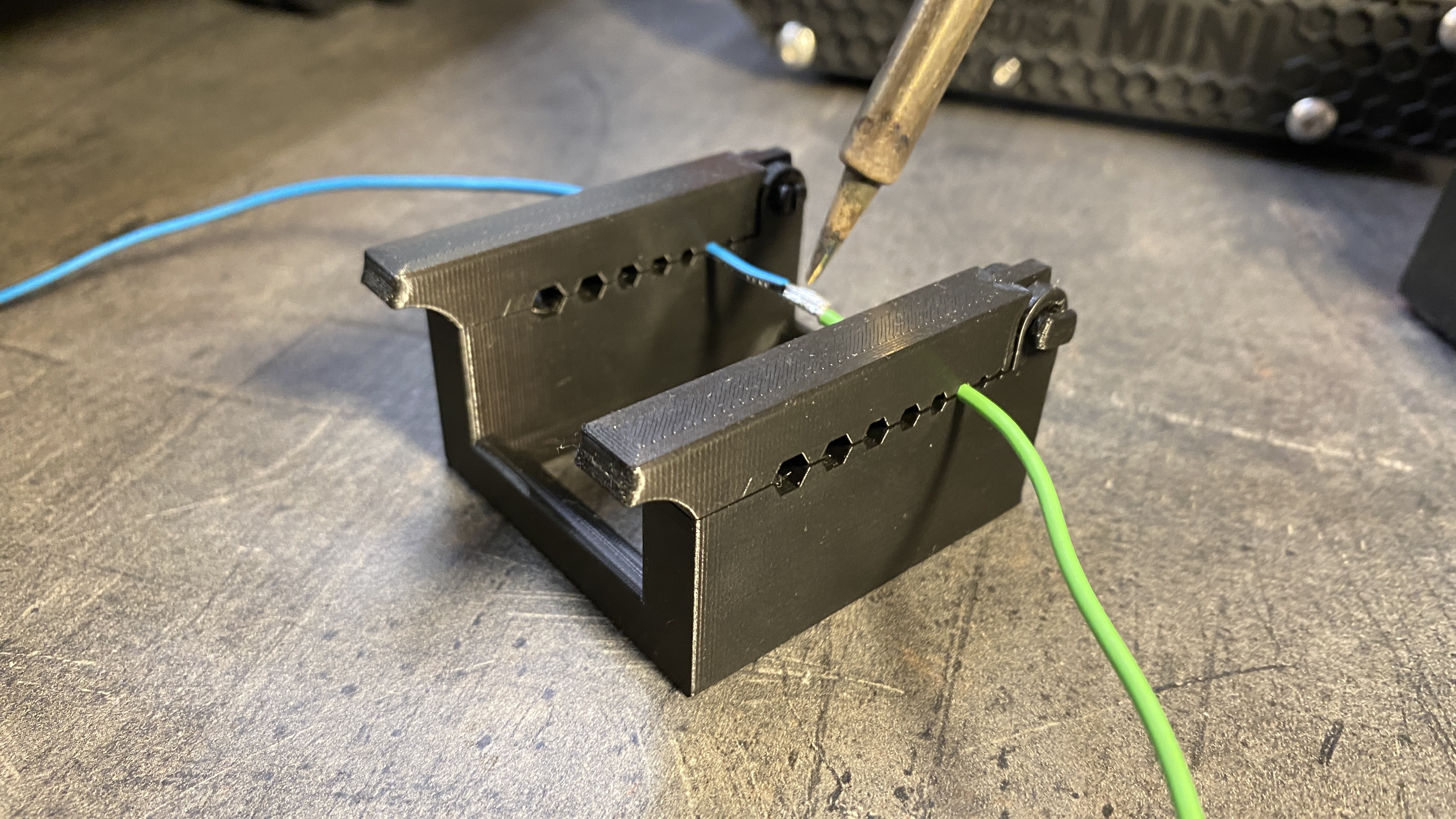 Magnetic cable holder